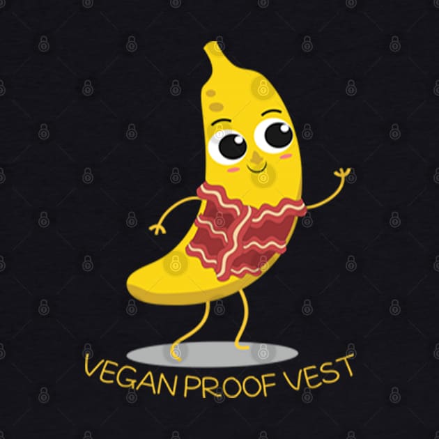 Vegan Proof Vest by Unboxed Mind of J.A.Y LLC 